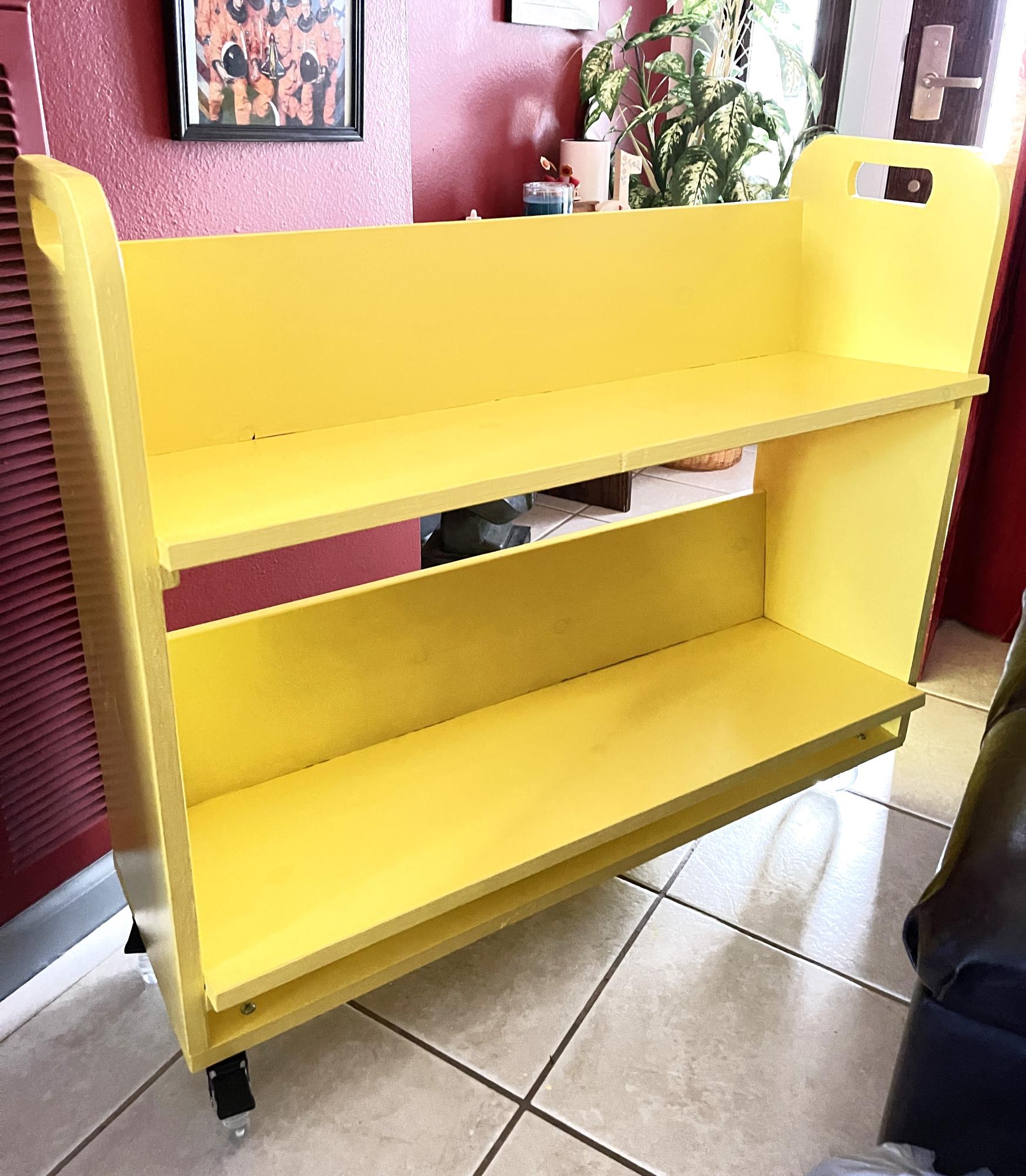 Rolling Book Cart Ana White